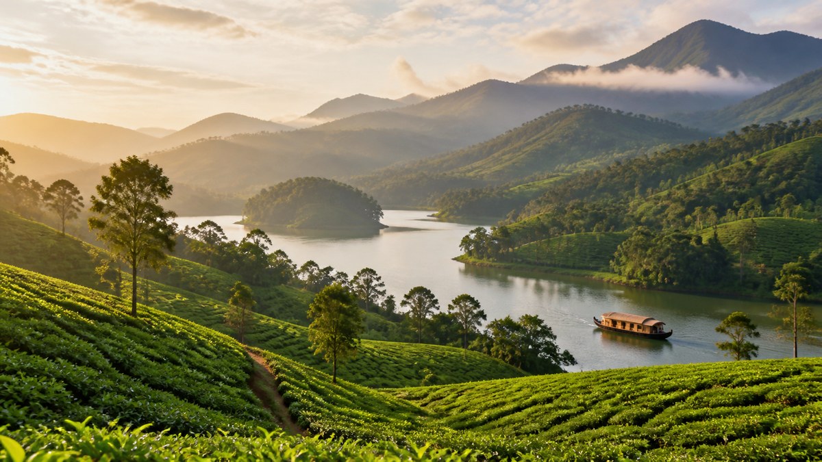 Kerala Hill & Houseboat Getaway